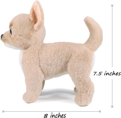 Vista 3 de Ice King Bear - Peluche realista de perro Chihuahua