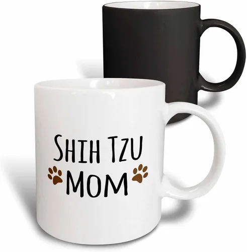 Vista 7 de 3D Rose 154196_4 - Taza de cerámica de dos tonos, 11 onzas, negro/blanco