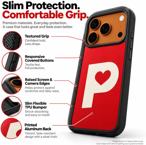 Vista 6 de Caja de teléfono de cinta de casete retro roja negra personalizada para Compatible con iPhone 18 Pro Max y 18 Pro; añade tu nombre; parachoques