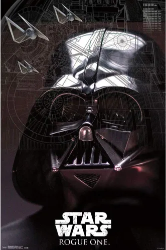Vista 18 de Trends International Star Wars: Rogue One - Póster de pared de Lord Sith, 14.725 x 22.375 pulgadas, versión enmarcada de madera de granero