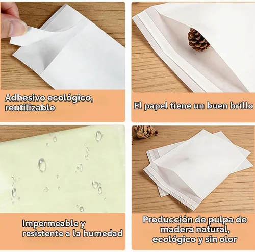 Vista 3 de Bolsas de galletas de papel de 5 x 7 pulgadas para recuerdos de fiesta