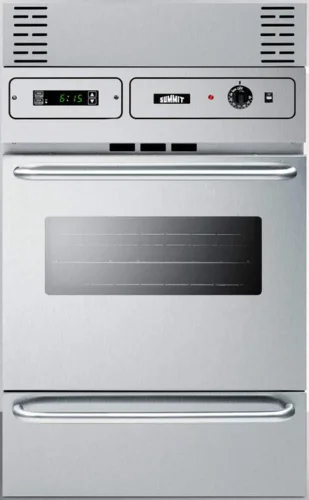 Vista 3 de Summit TTM7882BKW - Horno de pared de gas de 24 pulgadas, acero inoxidable