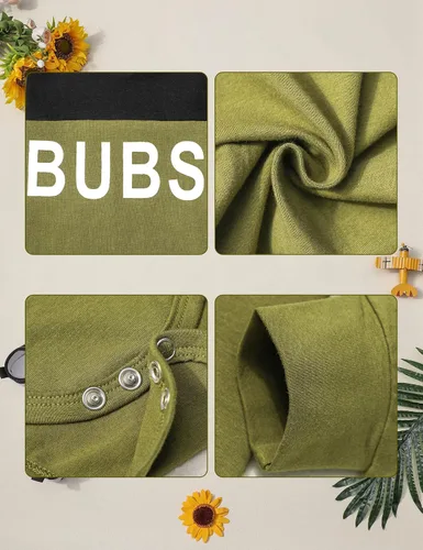 Vista 3 de Fommy Ropa para bebé recién nacido, sudadera con capucha de manga larga y pantalones largos, conjunto de 2 piezas para otoño e invierno