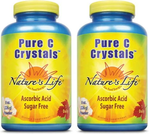 Vista 7 de Nature's Life Cristales de vitamina C puros – 5000 mg VIT C – Suplemento antioxidante e inmunológico, apoyo cardiovascular – Cristales de vitamina C