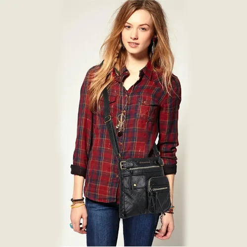 Vista 2 de Montana West Crossbody Bag for Women Multi Pocket Shoulder Bags Medium Travel Purses Ultra Soft Washed Leather