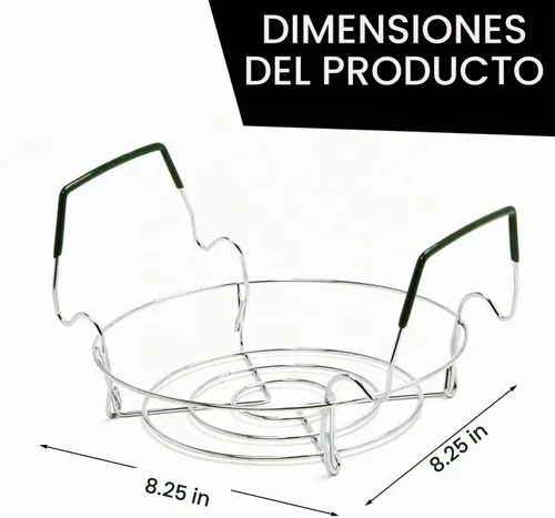 Vista 2 de Norpro Estante para conservas pequeño, 8 pulgadas
