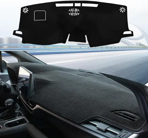 Vista 16 de Cubierta de salpicadero para salpicadero, alfombra personalizada para Toyota RAV4 2013 2014 2015 2016 2017 2018 Accesorios antideslizante protector