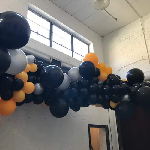 Vista 9 de IN-JOOYAA 10 globos redondos gigantes negros de 24 pulgadas, globos grandes para decoración de bodas, baby shower, fiestas de cumpleaños