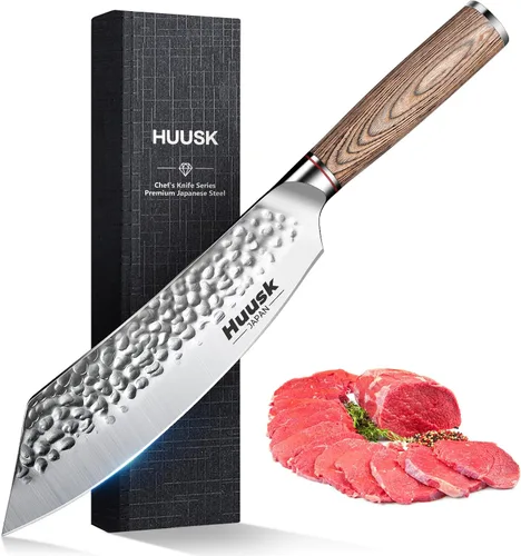 Vista 11 de Huusk - Cuchillo deshuesador para cortar carne con mango ergonómico de madera de Pakka