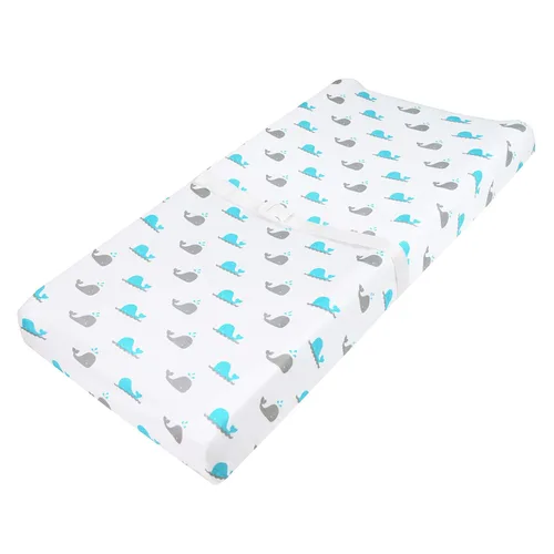 Vista 23 de American Baby Company - Sábana bajera de algodón 100% natural para colchón de cuna o cambiador