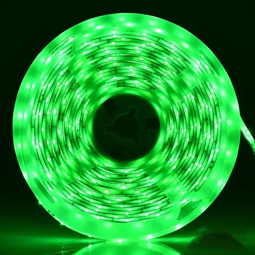 Vista 10 de Resistente al agua IP65, tira de luz LED flexible impermeable de 12 V, tiras de luz LED cortables de 16.4 pies, 300 unidades de cadena de Blanco