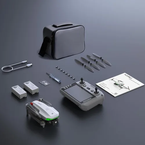 Vista 9 de PLEGBLE Drones con cámara para adultos 4K, dron GPS con pantalla
