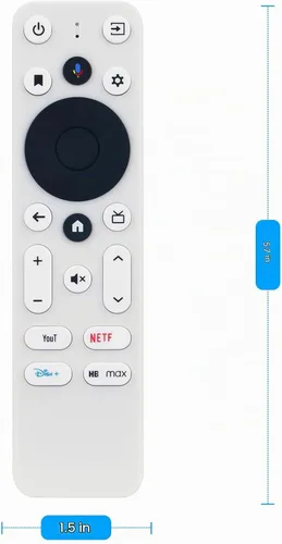 Vista 7 de Control remoto de reemplazo de voz aplicable para Onn 100024646 Android TV