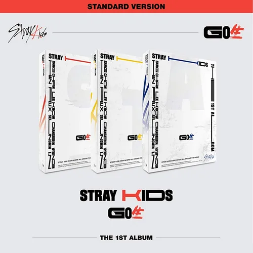 Vista 2 de STRAY KIDS 1st Album - GO Standard ver A Type CD Photobook Photocards Unit Lyric Leaflet 4 Cut Film Secret Card FREE GIFT