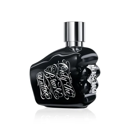 Vista 9 de Diesel Only The Brave Tattoo, Eau de Toilette para hombre, amaderado con notas de manzana, pimienta bourbon picante y tabaco, 1.2 onzas líquidas