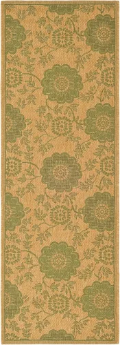 Vista 11 de SAFAVIEH Courtyard Collection CY6948 - Alfombra decorativa para interiores y exteriores, impermeable, fácil de limpiar, 2 pies 3 pulgadas x 6 pies 7