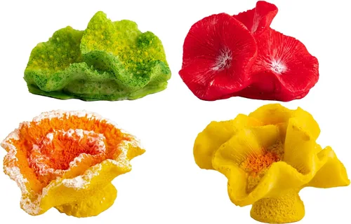 Vista 4 de CNZ® Planta de coral artificial, 10 piezas de coral surtido Coral surtido de 10 piezas
