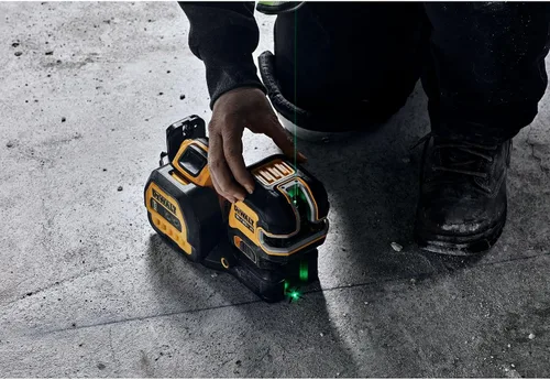 Vista 4 de DEWALT Kit de Nivel Láser 20V/12V MAX, Láser de Línea Cruzada y Láser de 2 Puntos, Verde (DCLE34220G)
