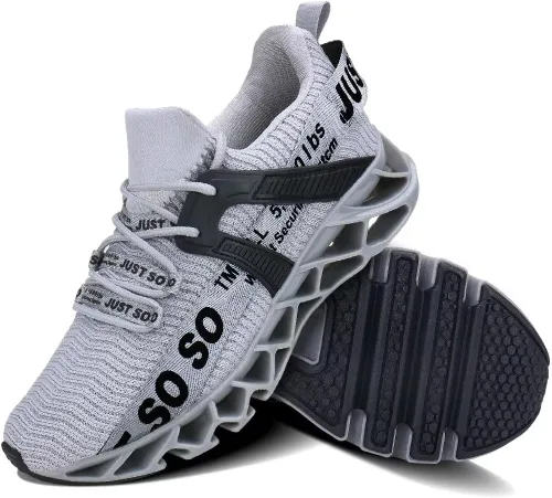 Vista 6 de UMYOGO Tenis deportivos para hombre, tenis para correr, tenis de moda