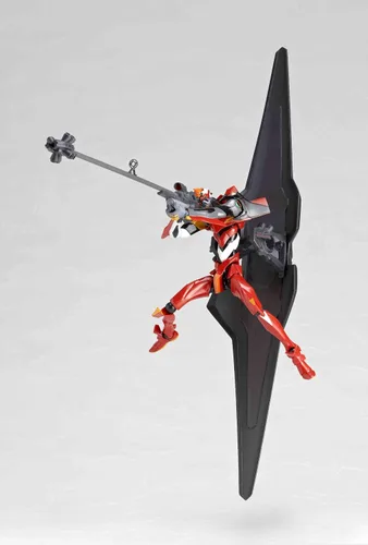 Vista 2 de Kaiyodo Jap. - Estatuilla Evangelion Revoltech Yamaguchi #124 Eva 02 Q Teatral