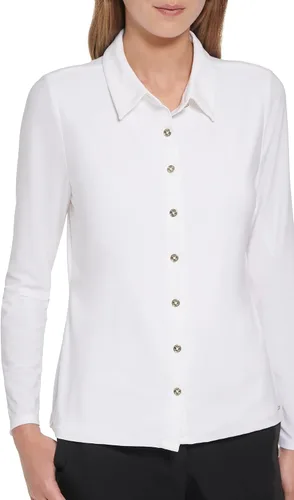 Vista 5 de Tommy Hilfiger Top de trabajo suave de manga larga para mujer