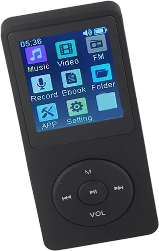 Vista 7 de Reproductor de música multimedia Reproductor de música Apagado rápido Fácil uso portátil 1.8 pulgadas LCD MP4 (negro)