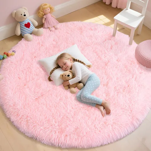 Vista 15 de Alfombras lanudas para dormitorio, sala de estar, dormitorio universitario, habitación de niños, decoración, alfombra suave y moderna