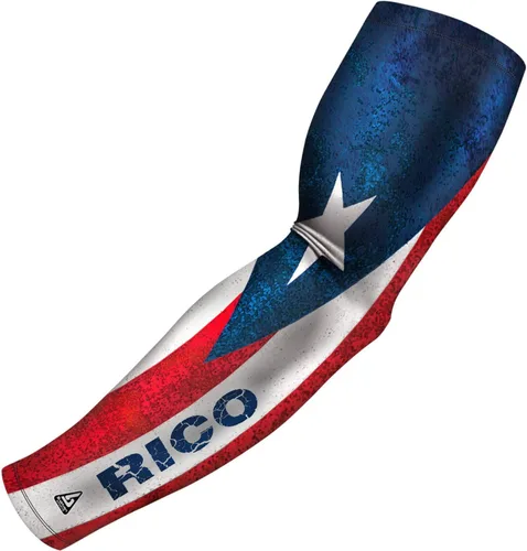 Vista 10 de B-Driven Sports Sleeve Pro-Fit - Manga Patriótica - Estados Unidos, Cuba, México, Israel, Canadá, Venezuela, Rep. Dominicana - Individual