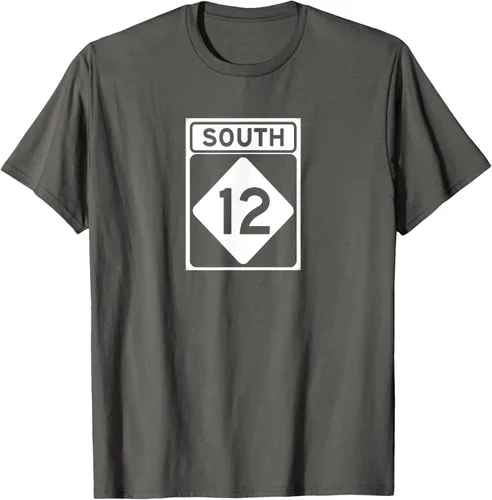 Vista 101 de Highway 12 South NC Outer Banks North Carolina Hwy - Camiseta, Negro, S