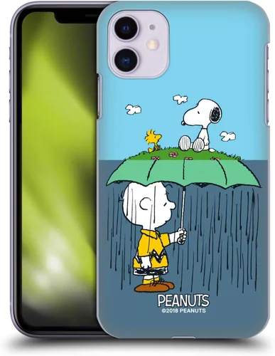 Vista 45 de Carcasa rígida para iPhone 7 y iPhone 8, diseño de cacahuetes Halfs y risas