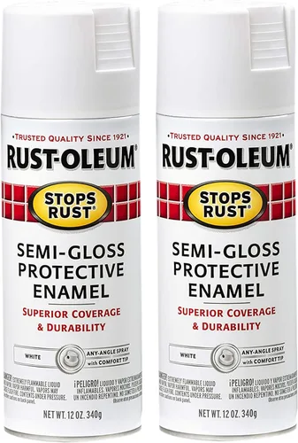Vista 54 de Rust-Oleum 7776830 - Pintura en aerosol para prevención del óxido, 12 onzas, negro plano