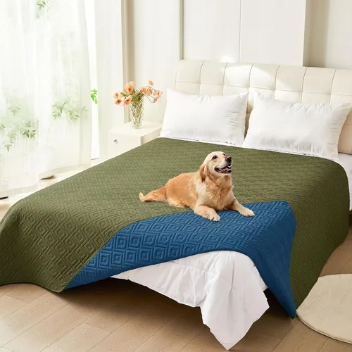 Vista 110 de hyha Manta impermeable para perros, funda suave para cama de perro, mantas para mascotas, funda impermeable para sofá y sillón para perros lavable