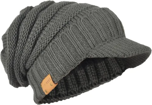 Vista 8 de Gorro de punto vintage para hombre con visera B319