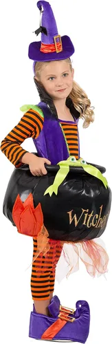 Vista 4 de Rubies Girl's Cauldron Witch Costume