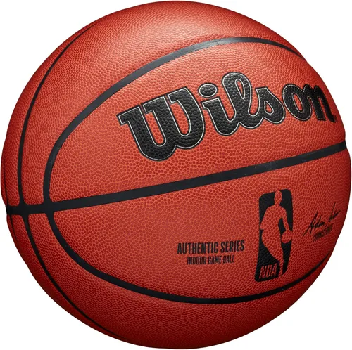 Vista 2 de WILSON Balones de baloncesto de competición de interior auténticos de la NBA - Tamaño 6 y tamaño 7