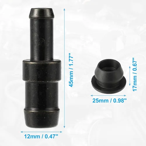 Vista 5 de uxcell Kit de juntas de válvula PCV Accesorios de válvula de ventilación positiva del cárter para Toyota 4Runner 3.0L 1990-1995