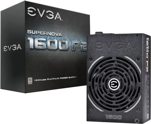 Vista 19 de EVGA Supernova 1200 P2 80+ Platinum, 1200W Modo ECO Totalmente Modular NVIDIA SLI y Crossfire Ready, 10 años de garantía, Fuente de alimentación