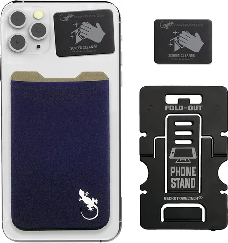 Vista 48 de Gecko - Cartera adhesiva para tarjetas de crédito y dinero en efectivo