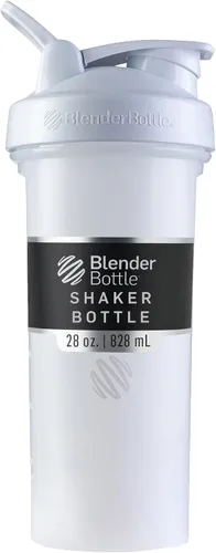 Vista 21 de [Usado] BlenderBottle Classic V2 - Botella mezcladora perfecta para batidos de proteínas y preentrenamiento, 20 onzas, color negro