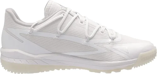 Vista 6 de adidas Adizero Afterburner 8 Turf - Tenis de béisbol para hombre, NegroBlanco