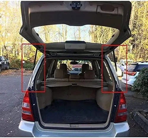 Vista 4 de Soporte de elevación para maletero de maletero de maletero para Nissan X-Trail XTRAIL T30 2003-2007 (OEM-904518H31A) - 21.1 in Trasero de escotilla