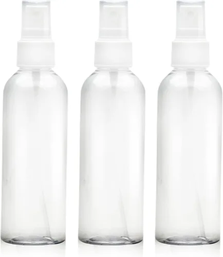 Vista 8 de Mini botellas de spray, botella pequeña de spray de 2 oz/1.7 fl oz, botella de spray de viaje de plástico para líquidos, botellas rociadoras de mano