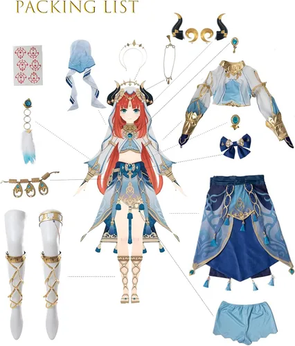 Vista 4 de LTAKK Genshin Impact - Disfraz de anime para mujer