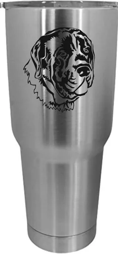 Vista 501 de Cairn Terrier - Vaso grabado con temática de perro, 30 onzas