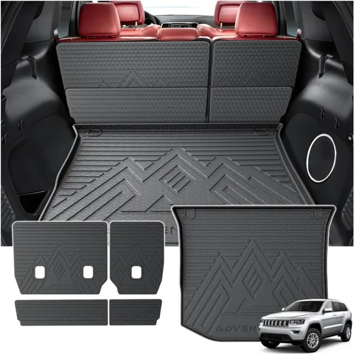 Vista 23 de KUST Alfombrilla de carga para maletero para Land Rover Discovery 4 LR4 2010-2016 (5/7 asientos) Cubierta trasera de goma Discoery 4 accesorios