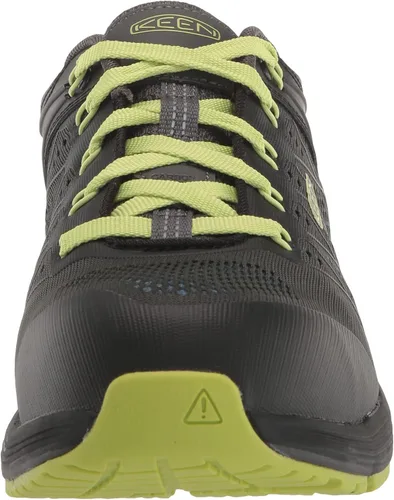 Vista 2 de KEEN Utility Zapatillas de trabajo industriales Vista Energy de baja altura con punta compuesta para hombre, ImánGreen Glow, 10.5 Wide