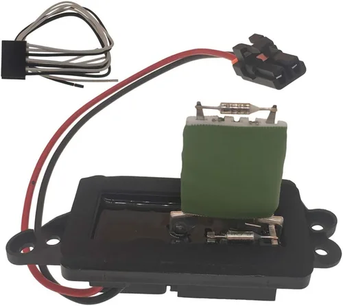 Vista 2 de Módulo de control del ventilador del sistema HVAC, resistencia 15-81086 compatible con controles manuales de aire acondicionado AC de Chevrolet