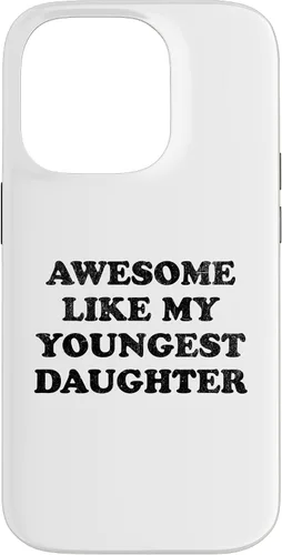 Vista 17 de Awesome Like My Youngest Daughter Funny for Mom Dad Parent Case for iPhone 16
