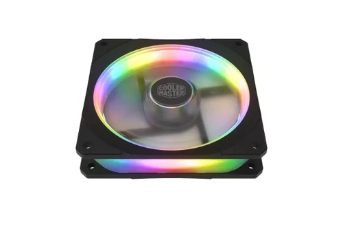 Vista 3 de Cooler Master Masterfan SF120P ARGB Hoja inspirada en helicóptero de marco cuadrado Efecto de iluminación personalizable, tecnología