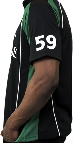 Vista 6 de Guinness - Camisa de rugby de manga corta color negro y verde
